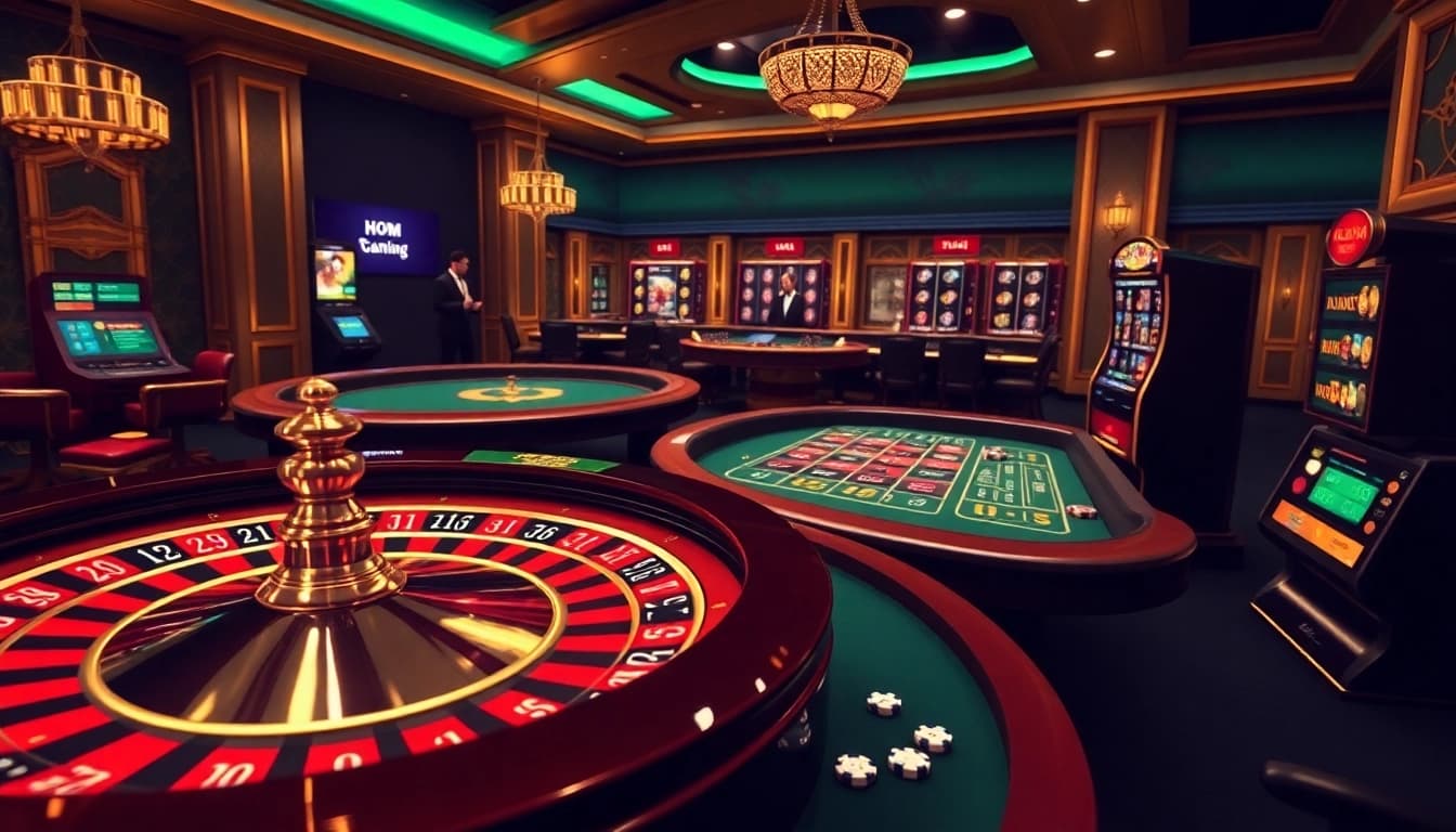 Experience thrilling gameplay at home eejl with an exciting casino scene full of vibrant games.