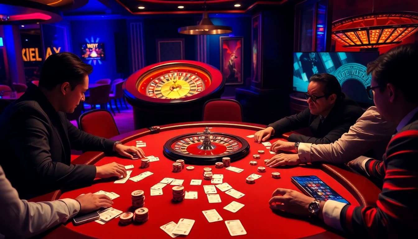 High-stakes poker action featuring chips and cards at https://789f.fan/ casino table.