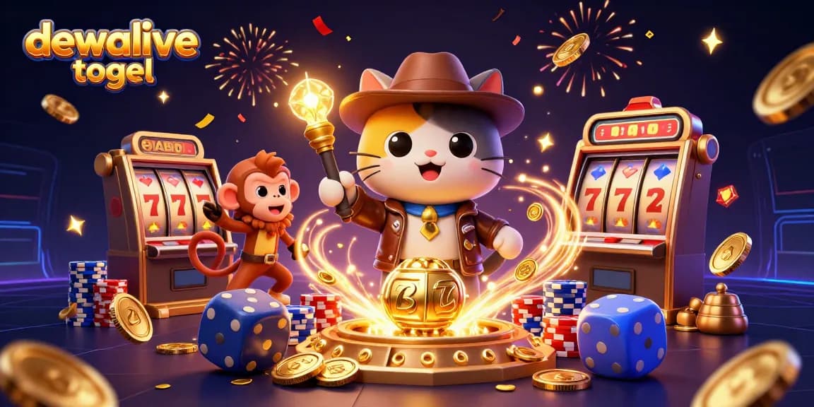 Menggali dewalive togel dengan fitur menarik dan hadiah terbesar dalam ilustrasi kasino 3D.