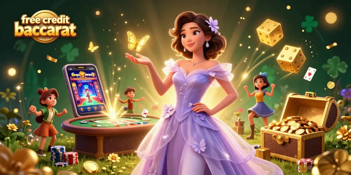 Experience vibrant free credit baccarat action with stunning visuals and engaging gameplay.
