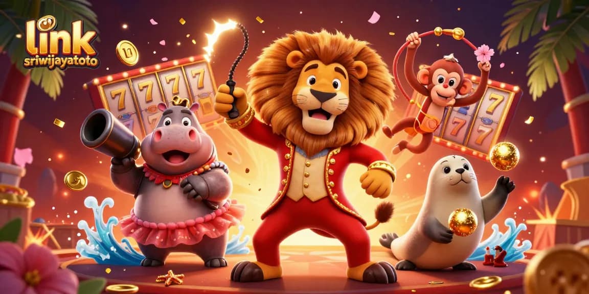 Experience exciting wins at link sriwijayatoto with dynamic slot reels and vibrant casino elements.