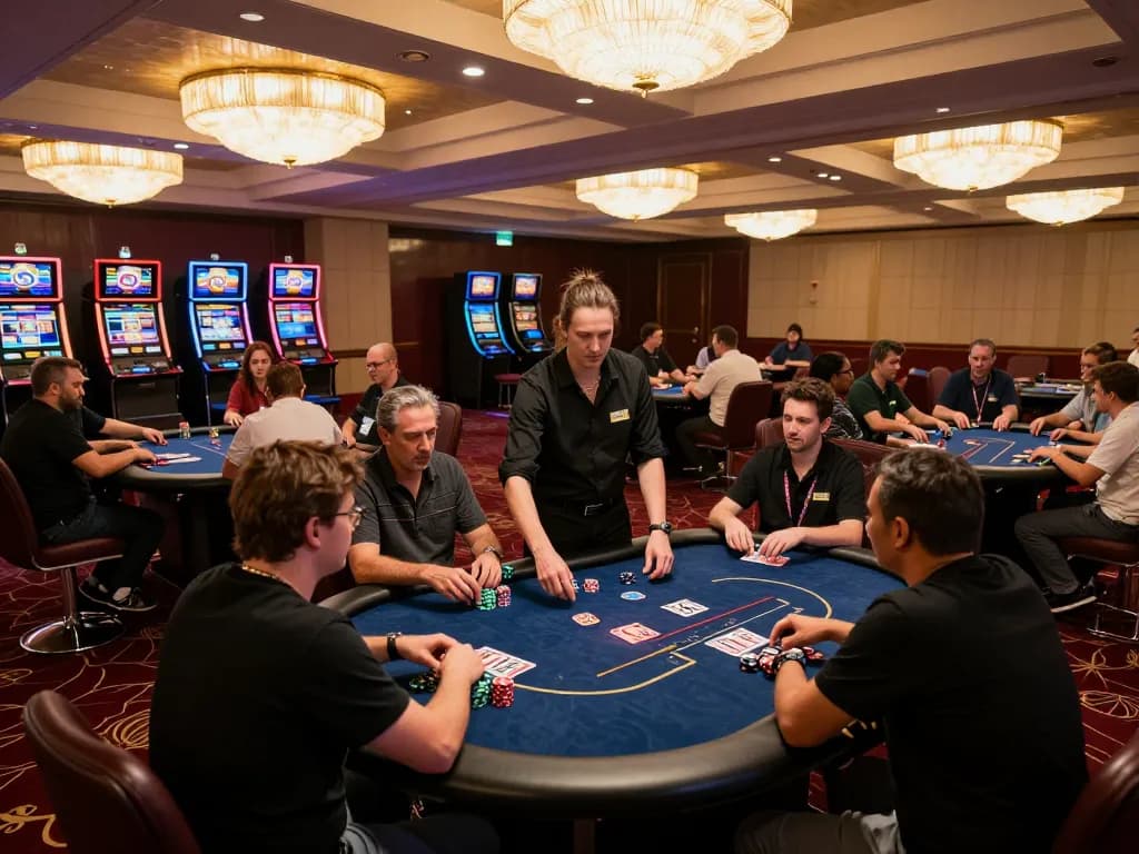 VT88 offers an engaging poker experience with players actively participating at elegant tables.