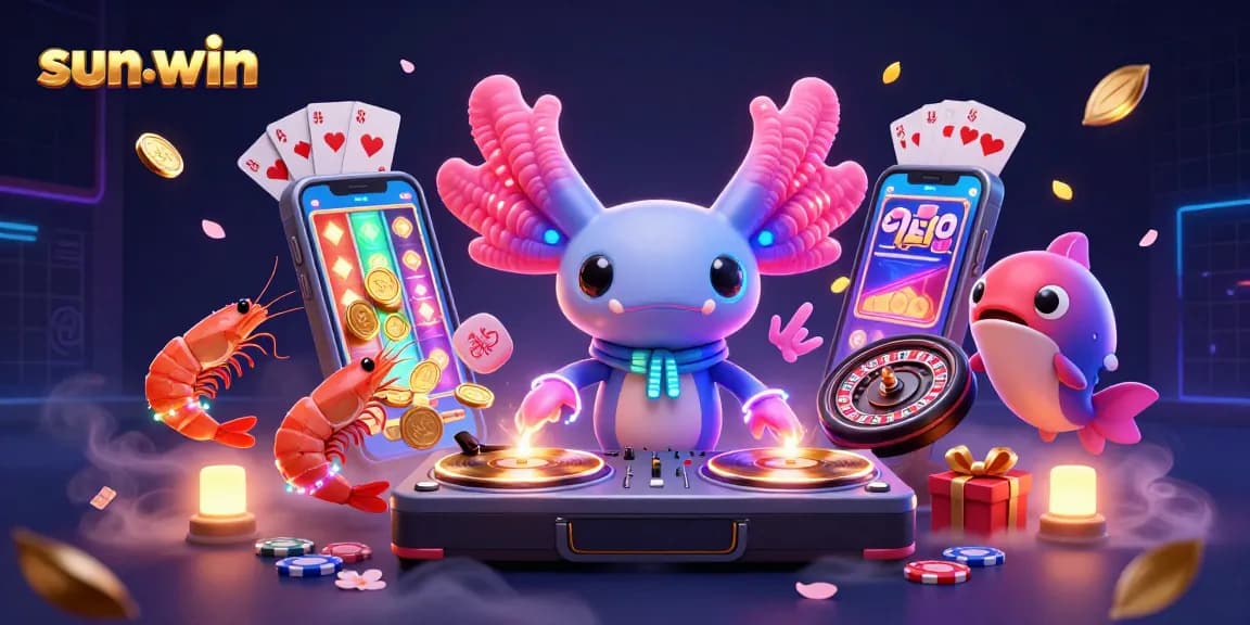 Spin the reels and win big with sun-win's vibrant 3D neon underwater casino experience.