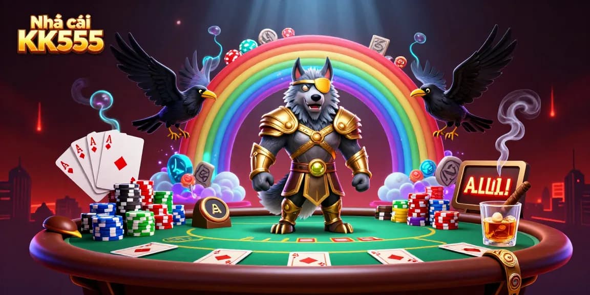 Engage with the Nhà cái KK555 world of online gaming featuring Odin and mystical elements.
