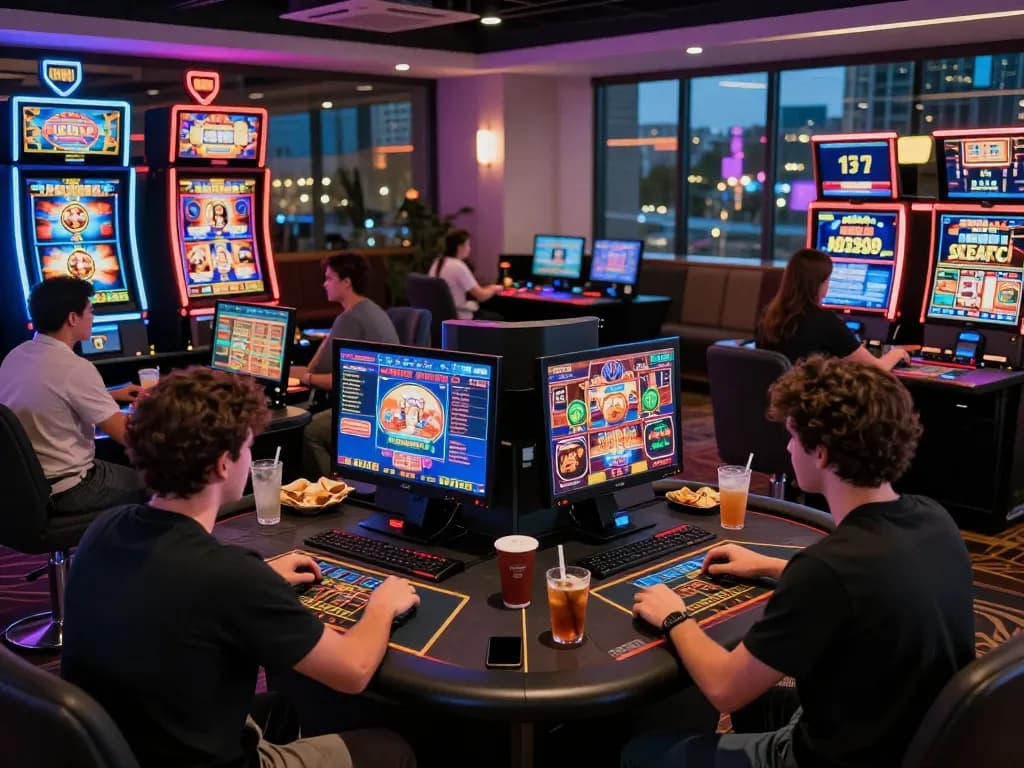 Experience thrilling online gambling with free credit 918kiss in a vibrant digital casino.