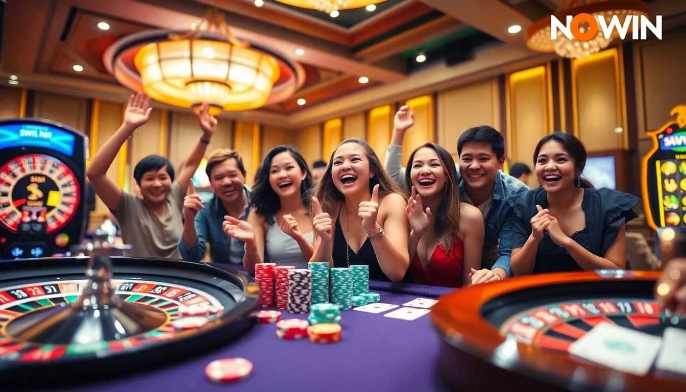 Experience high-stakes excitement at Nhà Cái OKWIN with vibrant casino games and winning players.