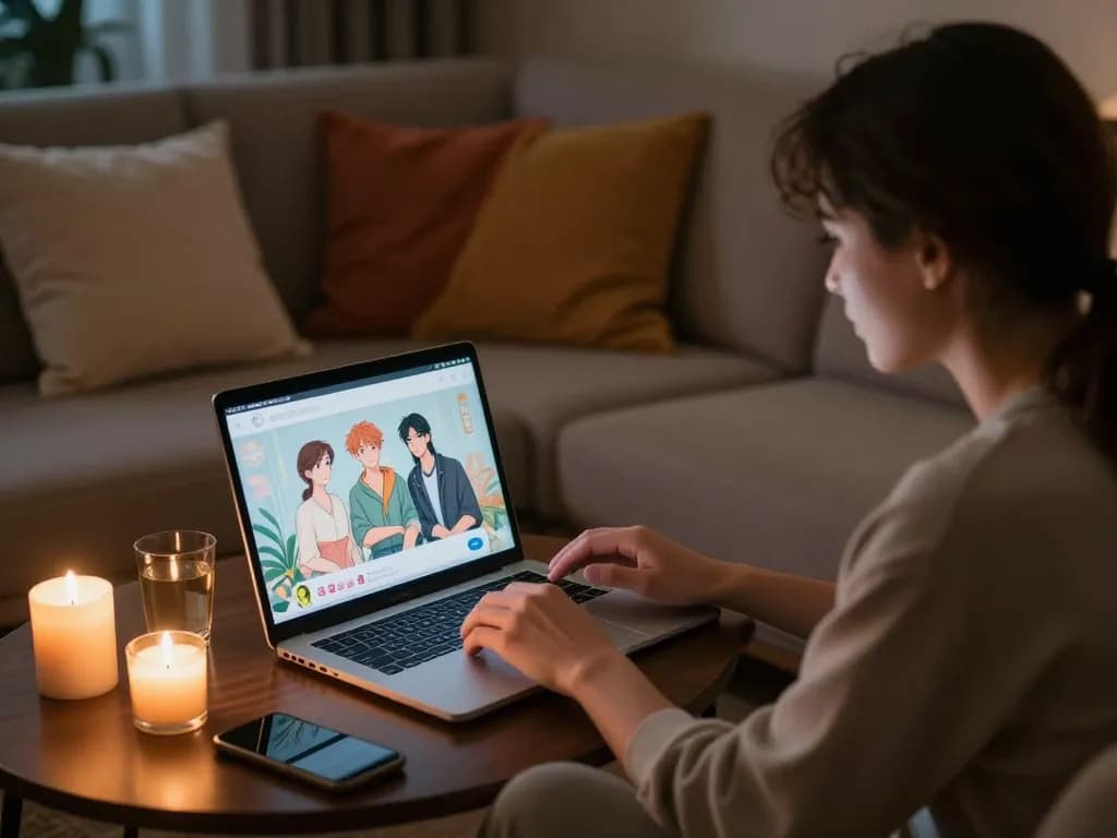 Engaging in ai chat nsfw interactions with lifelike characters in a cozy atmosphere.