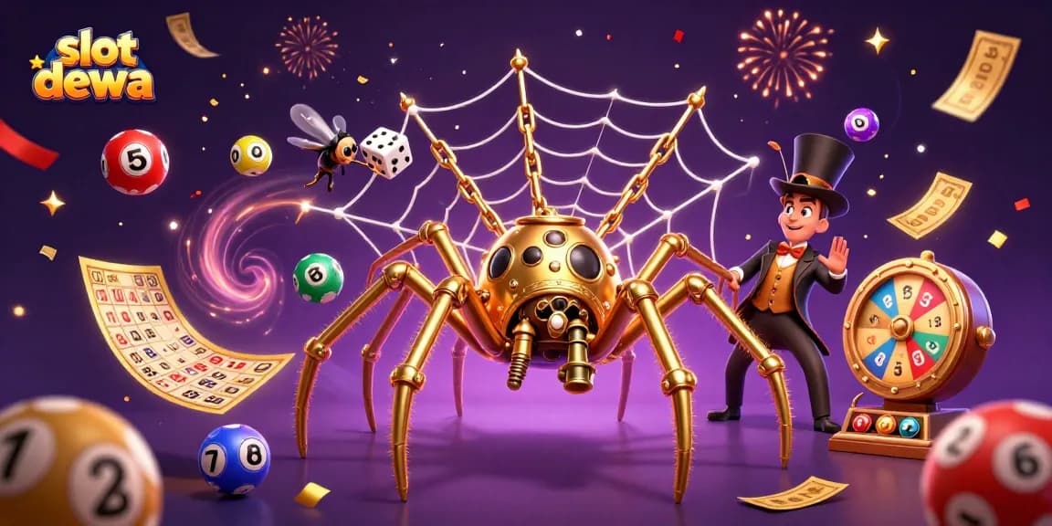 Menggenggam kemenangan dengan slot dewa, ilustrasi 3D penuh warna memperlihatkan pengalaman bermain slot yang menyenangkan.