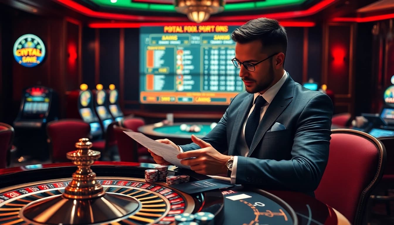 Enhancing เทคนิคแทงบอล with a tailored betting strategy at a vibrant casino.
