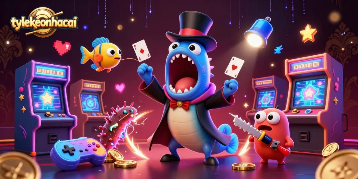 Engage in exciting gameplay at tylekeonhacai with vibrant characters and dynamic casino elements.