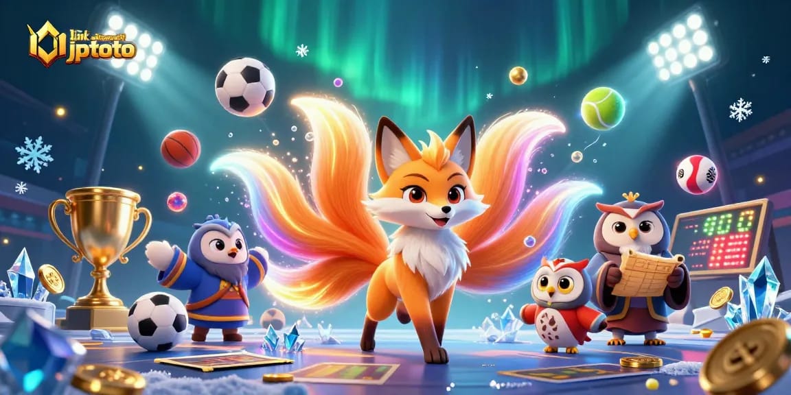 Experience the excitement of link alternatif jptoto with vibrant characters and engaging gameplay elements in this 3D illustration.