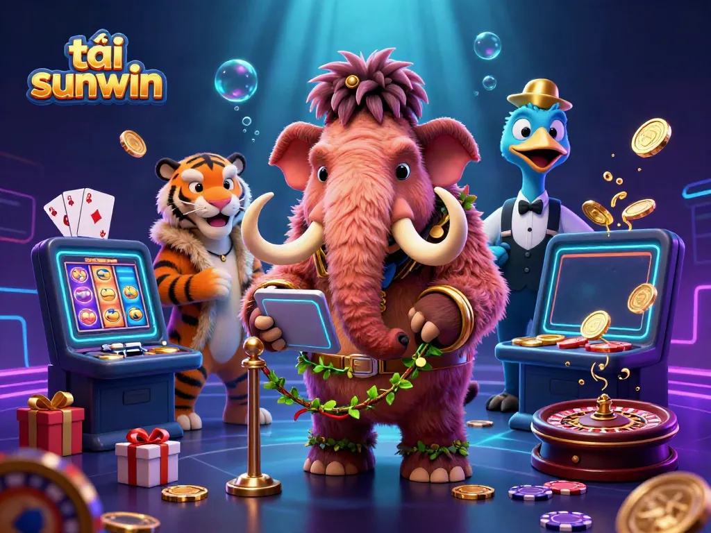 Experience excitement and vivid gameplay with tải sunwin, featuring lively casino characters and vibrant slot games.