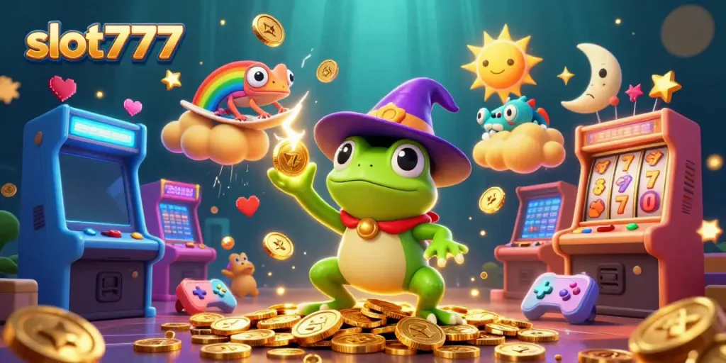 slot777 menang besar dengan penyihir katak dan cerobong uang, dunia permainan yang menakjubkan