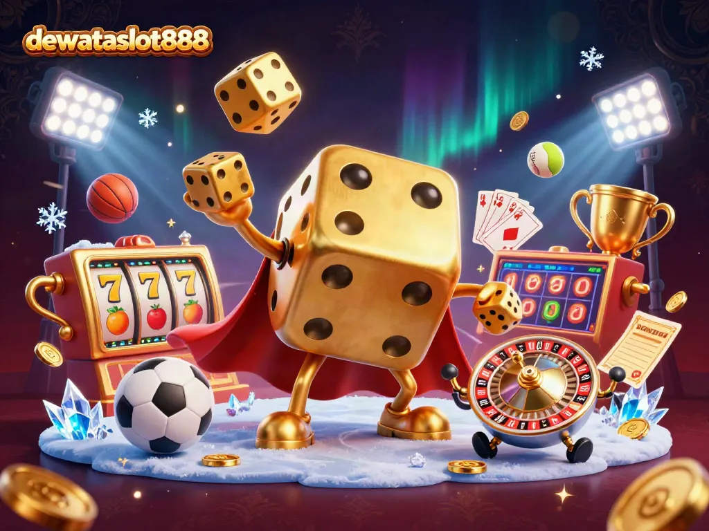 Menggandakan angka kemenangan dengan dewataslot888, golem dadu emas bertindak di dunia slot menakjubkan.