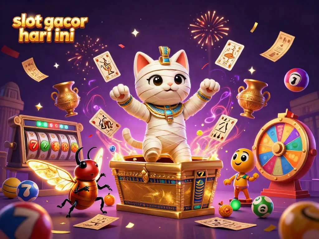 Menangkan jackpot di slot gacor hari ini dengan karakter menarik dan elemen kasino yang dinamis.