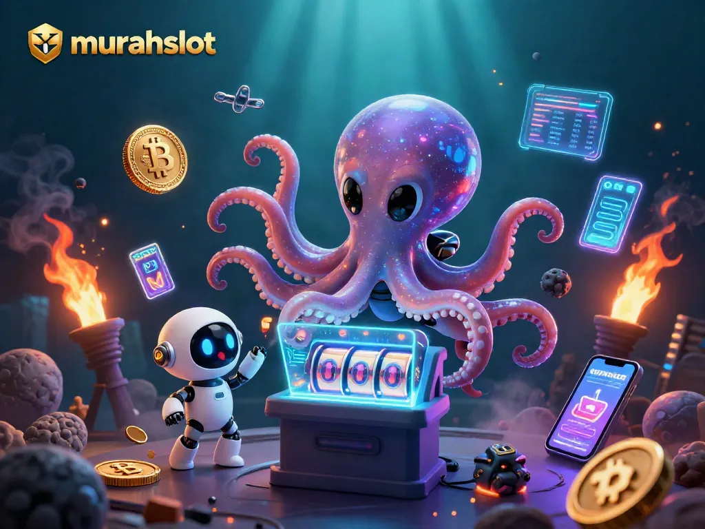 Menangkan permainan slot di murahslot dengan karakter luar angkasa yang menarik dan elemen kripto yang bercahaya.