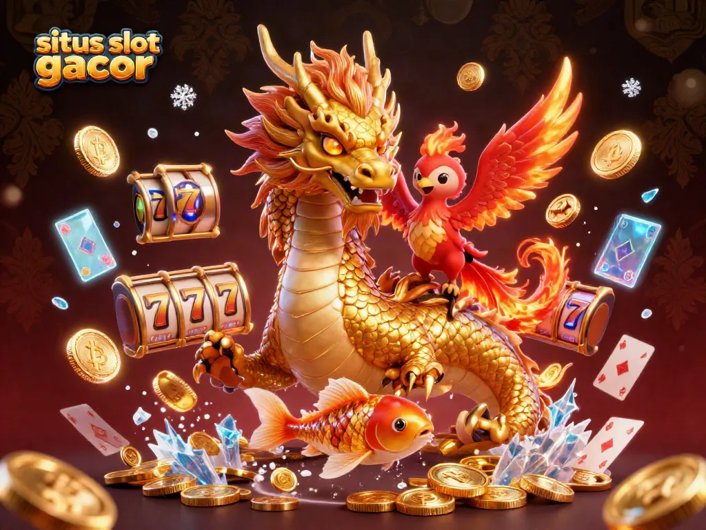 Menggandakan keberuntungan di situs slot gacor dengan ilustrasi kasino yang menakjubkan.