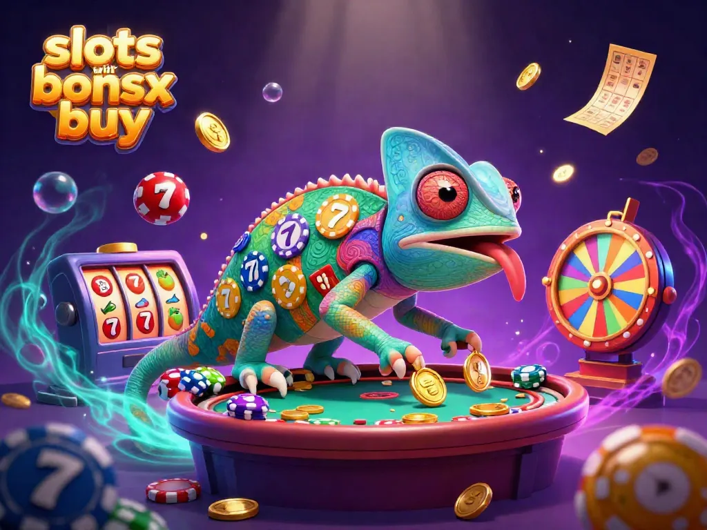 Experience thrilling slots with bonus buy mechanics while vibrant casino elements come to life in 3D.