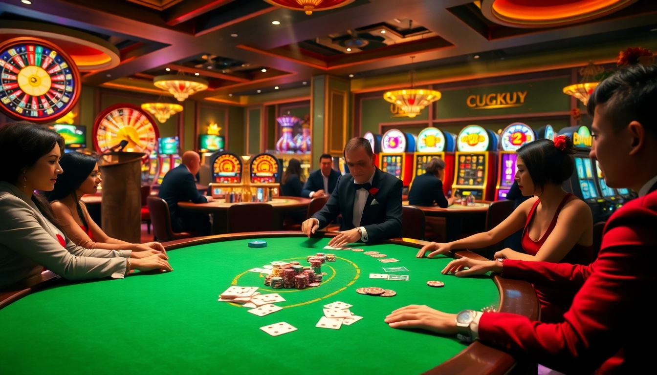 Experience the excitement of gambling at Clubmastersgg.com with vibrant casino tables and poker games.