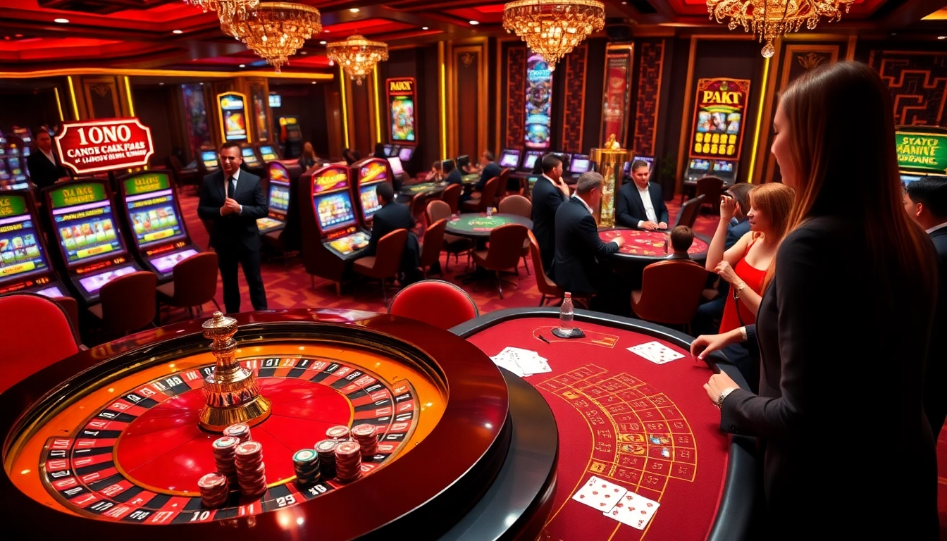 Experience thrilling gaming at https://go88.fast/ featuring vibrant casino tables and engaging players in action.