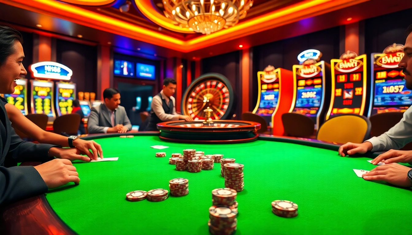 Experience the thrill of poker and luxury gaming at https://nh88.net/ with exciting table games and vibrant atmosphere.