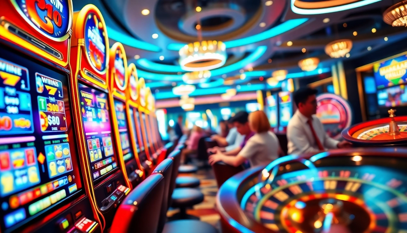 Experience the thrill of winning at a trusted slot terpercaya with vibrant casino visuals.