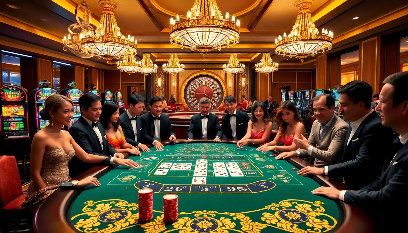 Engage in thrilling gameplay at https://go88.fast/ with vibrant casino elements showcasing excitement and professionalism.