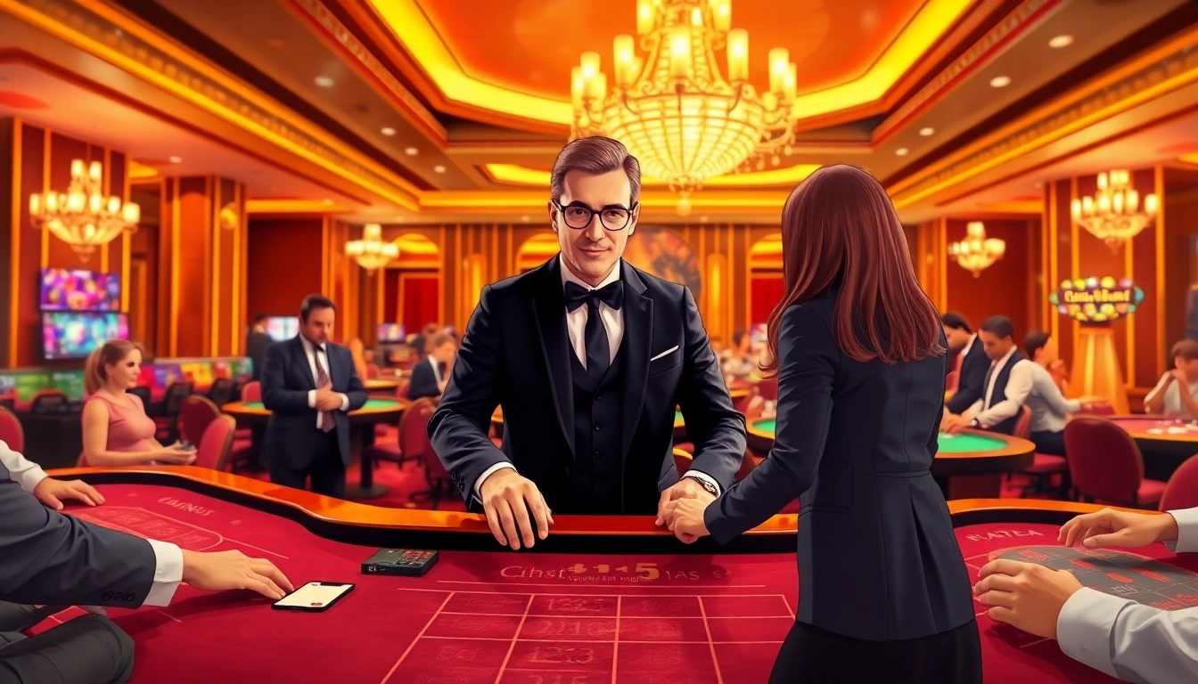 에볼루션 라이브 카지노에서의 흥미진진한 게임 장면.