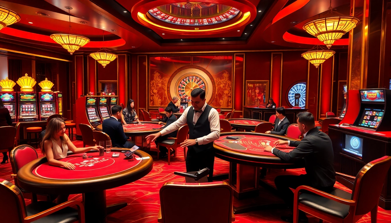 Experience thrilling casino action at nhà cái Man88 with vibrant tables and professional dealers.