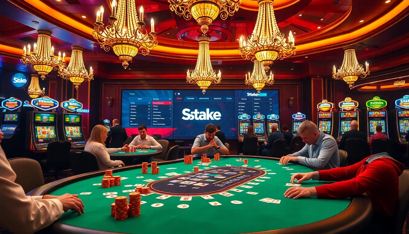 הנאה ממשחקים מרתקים עם Stake סוכן, הכוללים שולחנות פוקר ואווירת קזינו תוססת.