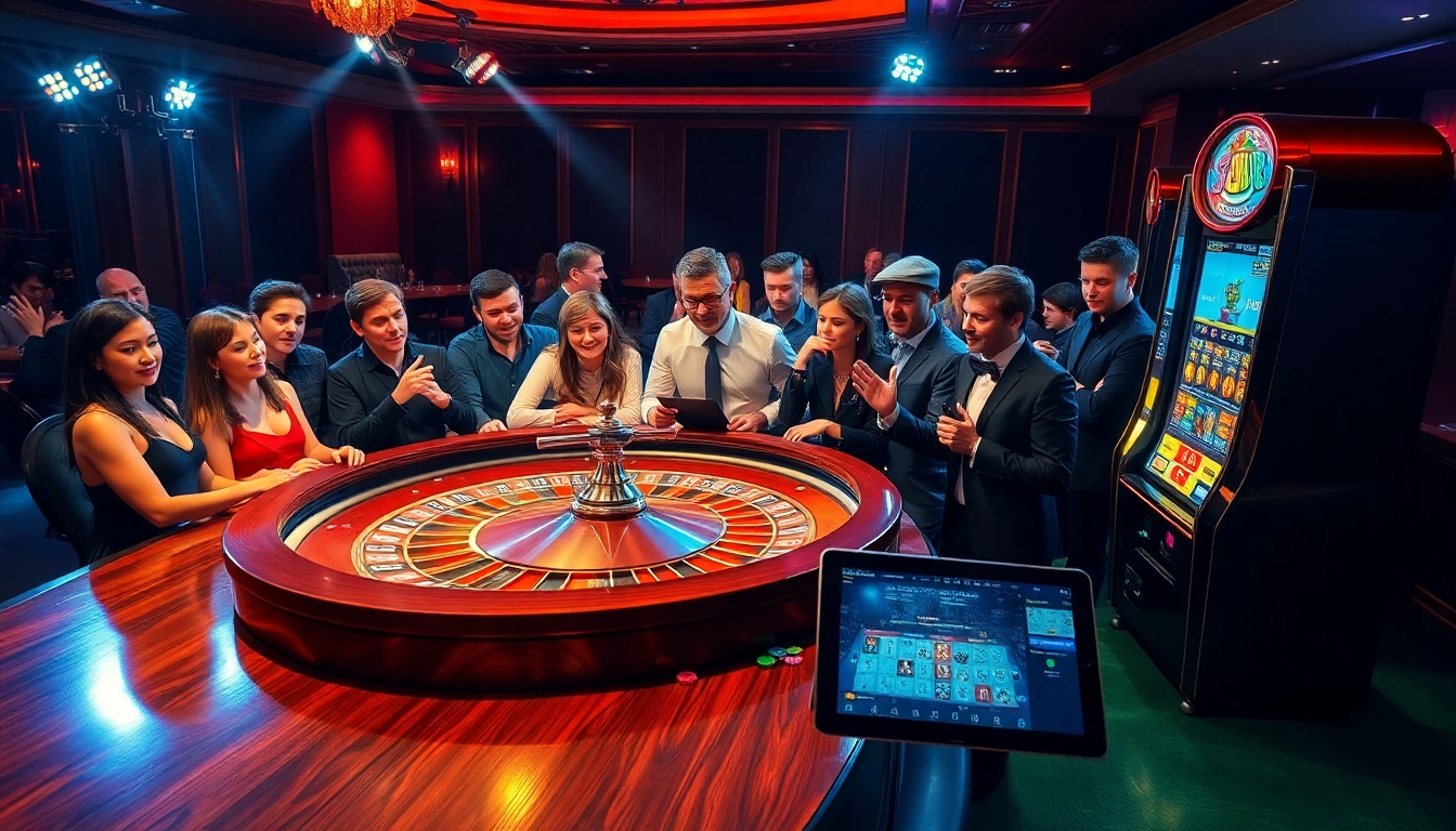 Winning at the roulette table in the glamorous casino atmosphere of https://soibet.vision/.